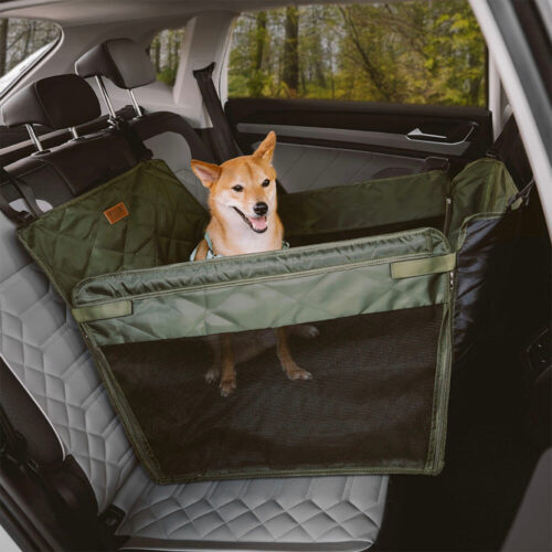 Extra Stable Travel Waterproof Dog Car Back Seat E