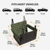 Extra Stable Travel Waterproof Dog Car Back Seat E
