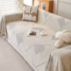 Classic Geometric Pattern Chenille Throw Couch Cov