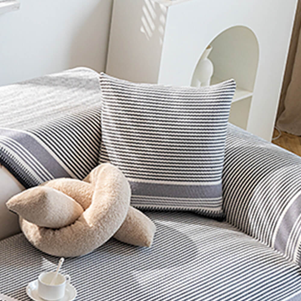 Classic Natural Cotton Linen Breathable Couch Cove