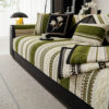 Colorblock Woven Suede Soft Skin-Friendly Anti-Ski