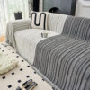 Elegant Herringbone Chenille Textured Throw Couch