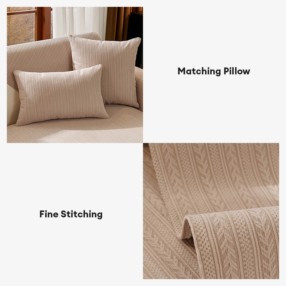 Minimalist Water-resistant Wheat Stripe Design Che