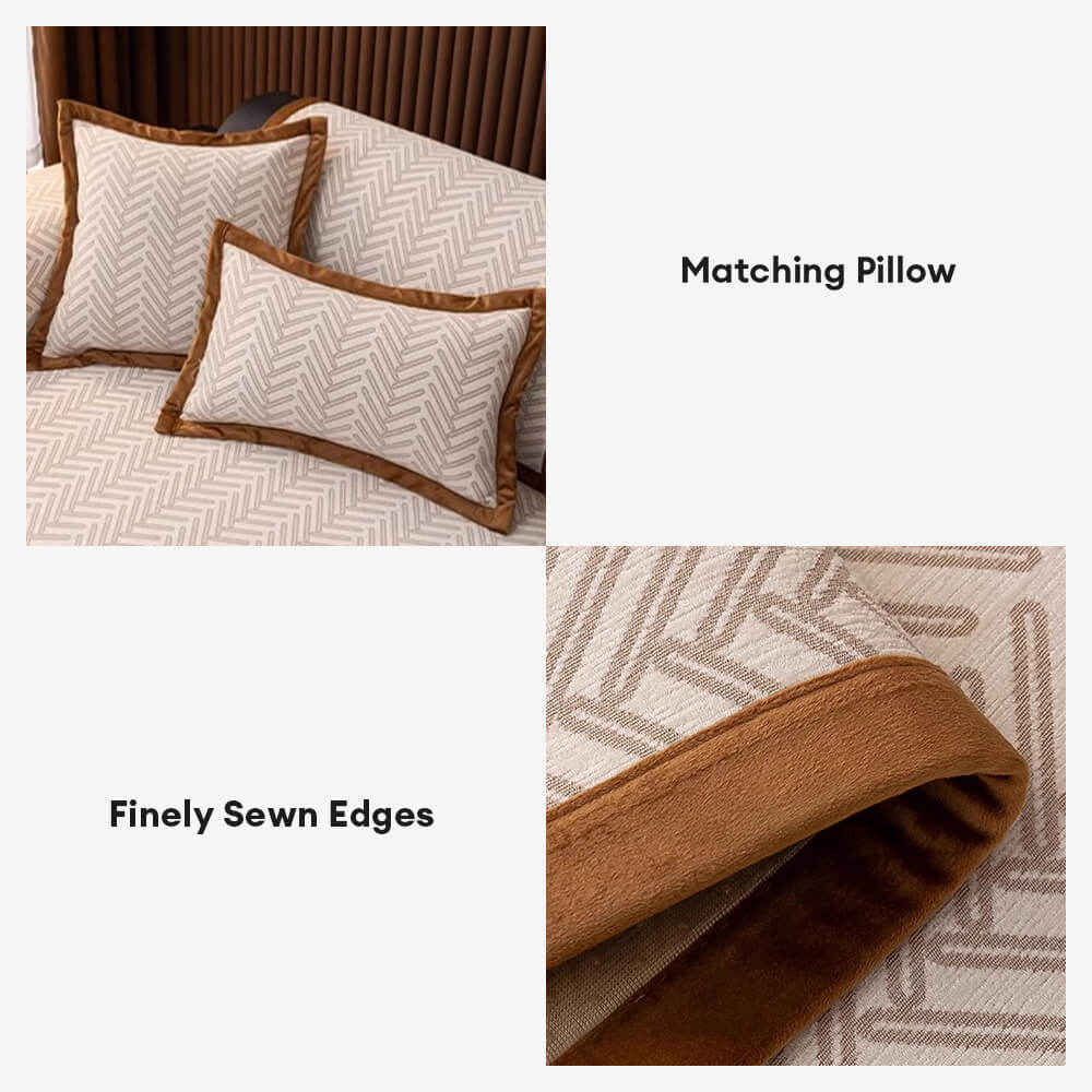 Modern Chic Herringbone Chenille Anti-scratch Non-