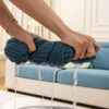 Modern Geometric Stretch Full-Wrap Magic Couch Cov