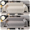 Modern Minimalist Chenille Full Coverage Anti-Cat 