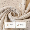 Modern Minimalist Chenille Full Coverage Anti-Cat 