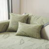 Premium Leaf Texture Chenille Non-Slip Anti-Scratc