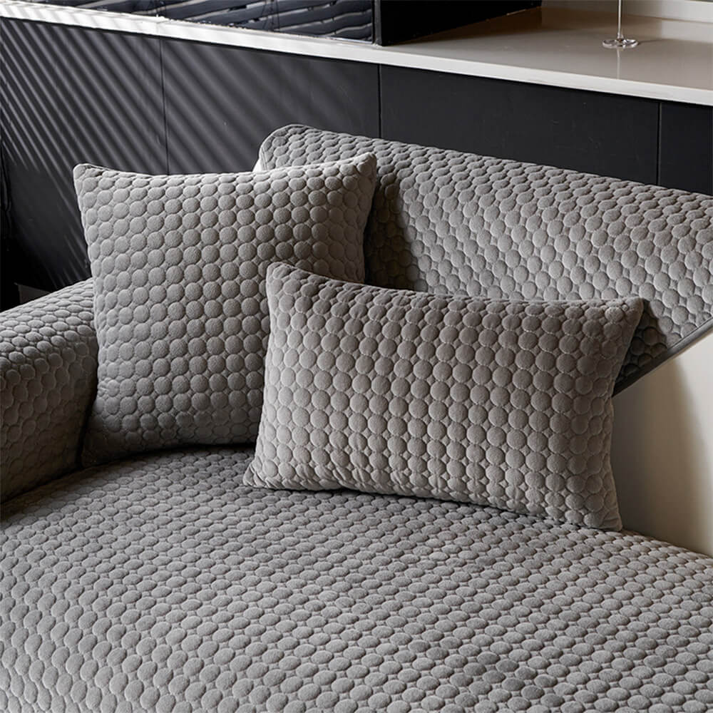 Round Quilted Suede Moisture-Absorbent Breathable