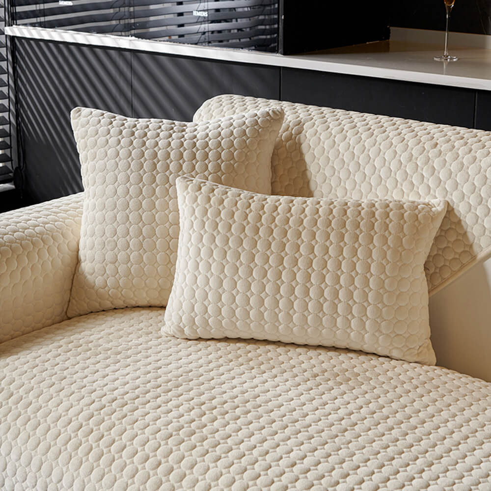 Round Quilted Suede Moisture-Absorbent Breathable