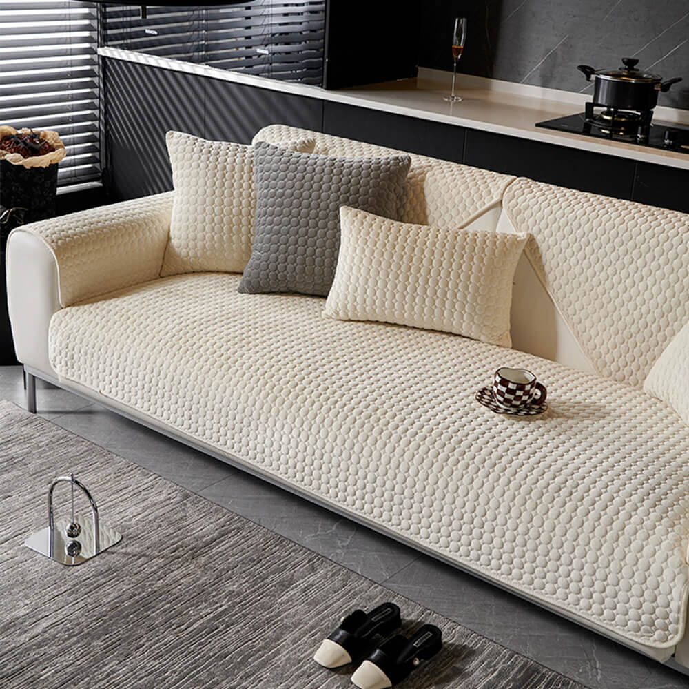 Round Quilted Suede Moisture-Absorbent Breathable