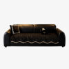 Trendy Chenille Anti-Scratch Elegant Wavy Shaped C