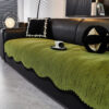 Trendy Chenille Anti-Scratch Elegant Wavy Shaped C