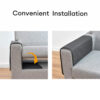 Chenille Anti-Scratch Sofa Armrest Cover Magazine 
