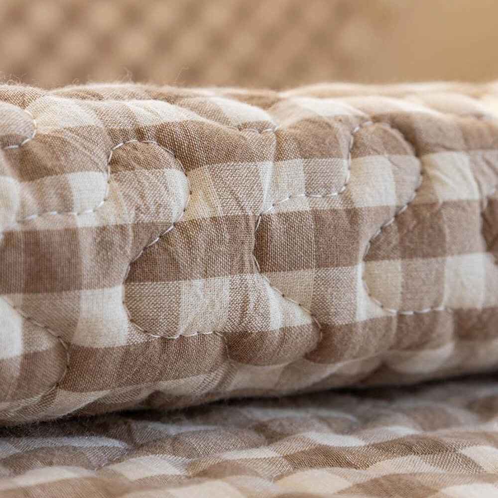 Retro Plaid Washed Cotton Wear-Resistant Non-Pilli