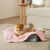 Cozy & Protective Throw Reversible Fleece Pet Blan
