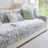Chenille Romantic Botanical Design Comfortable Cou