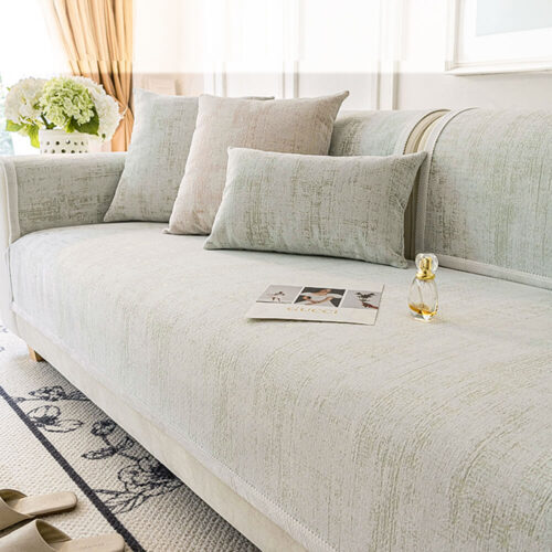 Classic Fashion Textured Thick Chenille Couch Cove