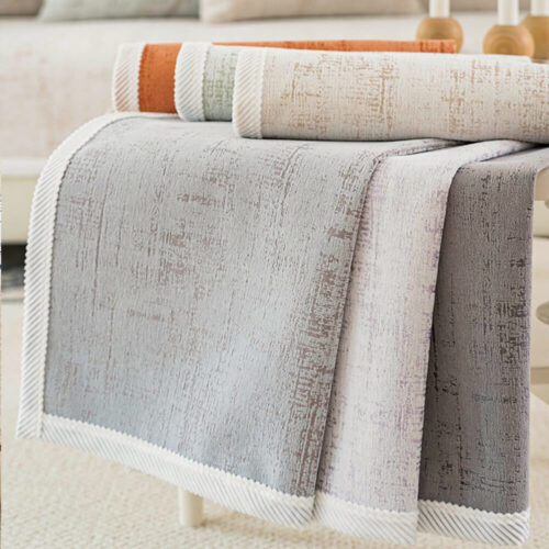 Classic Fashion Textured Thick Chenille Couch Cove