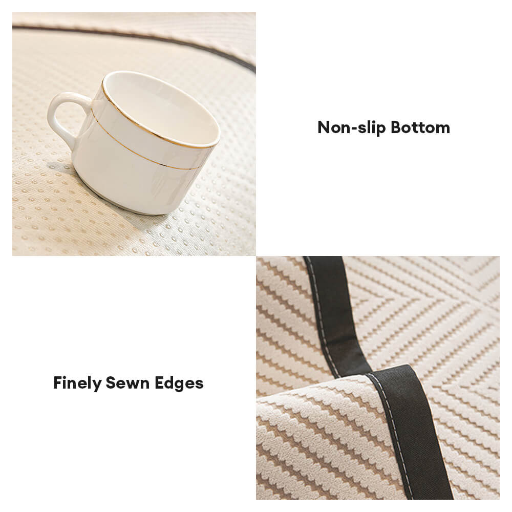 Two-Tone Woven Herringbone Skin-Friendly Polar Fle