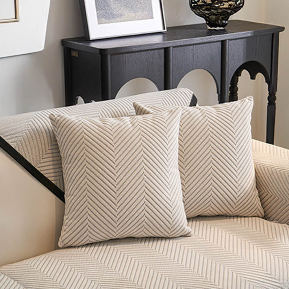 Two-Tone Woven Herringbone Skin-Friendly Polar Fle