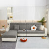 Floral Velvet Stretch Full Wrap Sofa Protector Cou