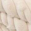 Fluffy Plush Striped Furniture Protector Couch Cov