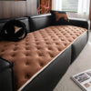Vintage Leather Sofa Protection Non-Slip Couch Cov
