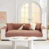 Embossed Geometric Pattern Soft Plush Quilted Non-