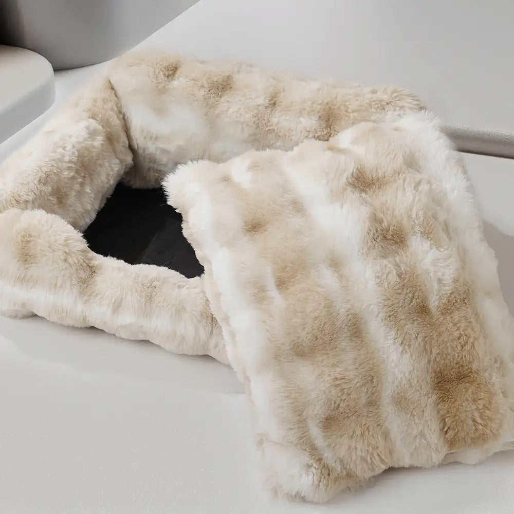 Faux Rabbit Velvet Fluffy Soft Dog And Cat Sofa Be