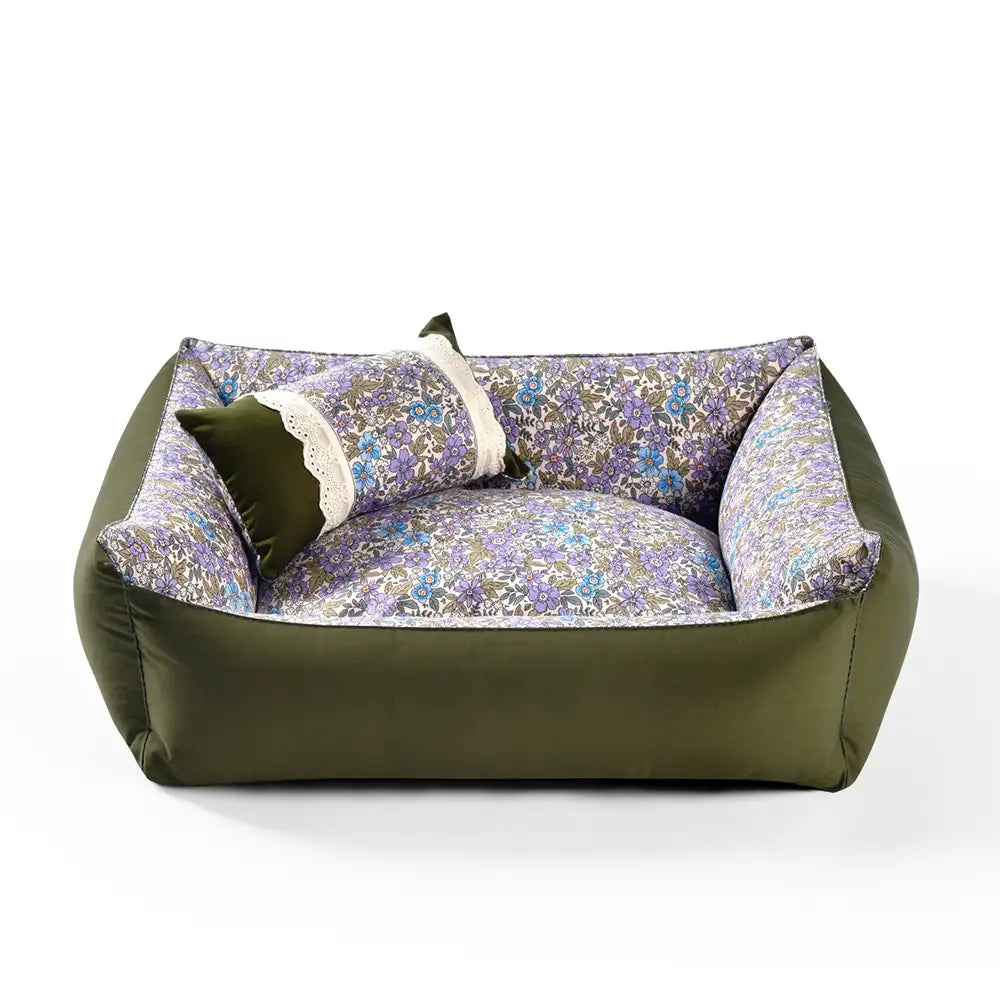 Floral Pattern Anti Static Washable All Season Dog