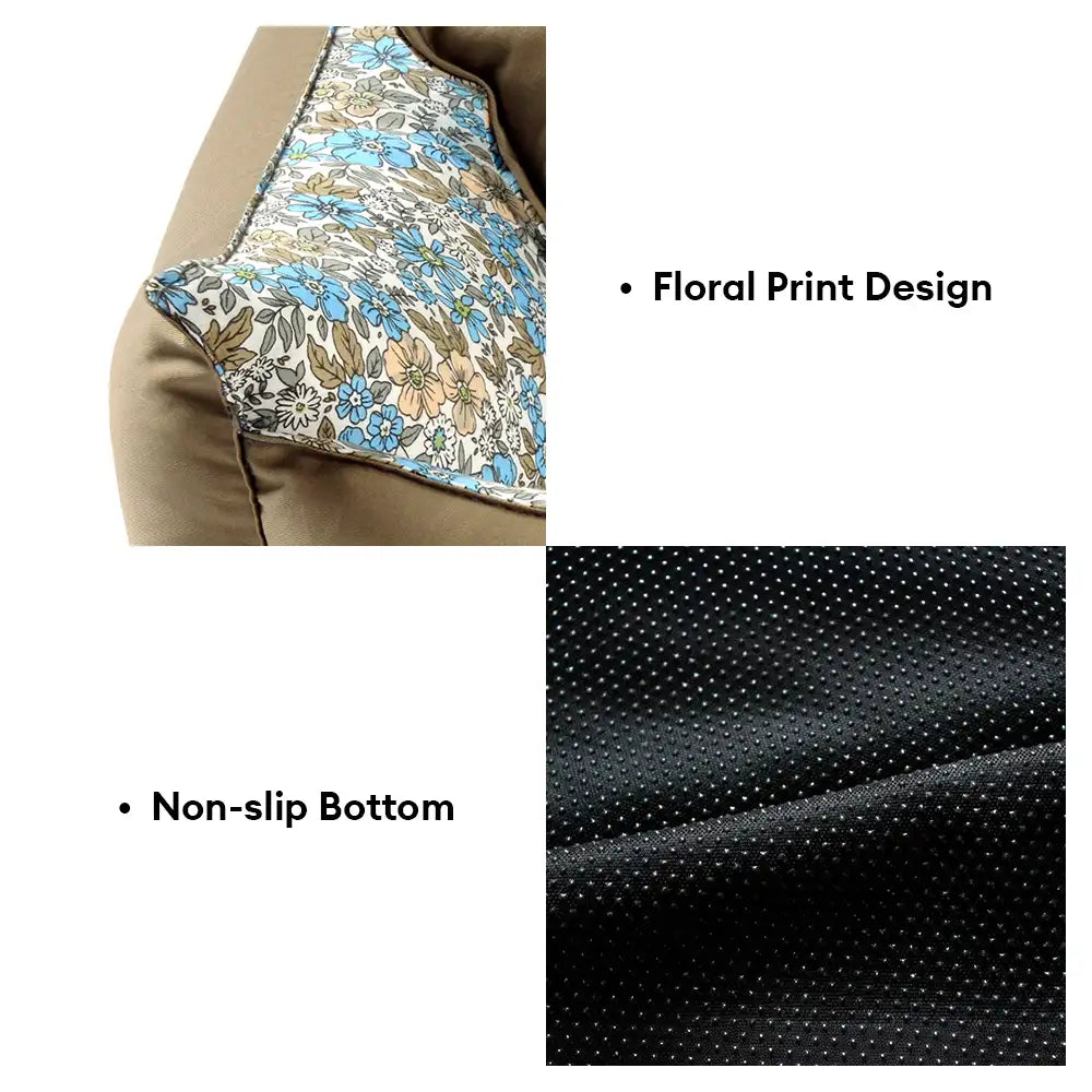 Floral Pattern Anti Static Washable All Season Dog