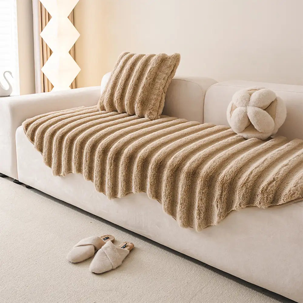 Fluffy Comfort Plush Furniture Protection Decorati
