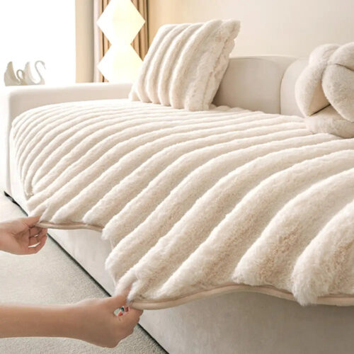 Fluffy Comfort Plush Furniture Protection Decorati