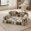 Geometric-Pattern Plush Thermal Removable And Wash