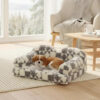 Geometric-Pattern Plush Thermal Removable And Wash