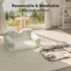 Geometric-Pattern Plush Thermal Removable And Wash