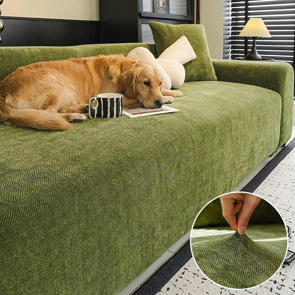 Herringbone Full Coverage Comfortable Scratch-Resi
