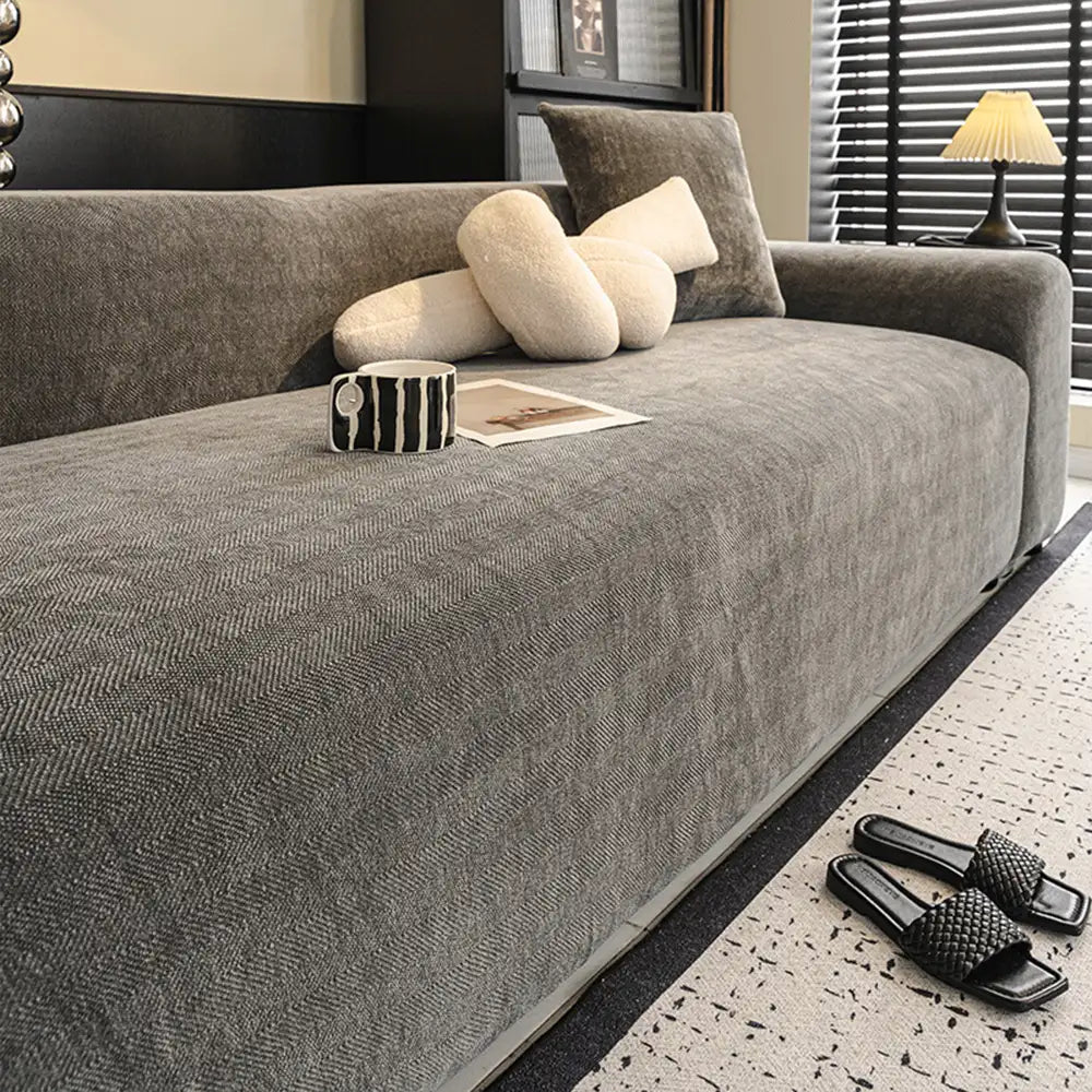 Herringbone Full Coverage Comfortable Scratch-Resi