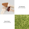 Jungle Explorer 2 in 1 Funny Plush Pet Bed - Natur