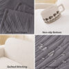 Large Leaf Pattern Water-resistant Sofa Protector