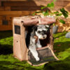 Large Space Breathable Mesh Waterproof Travel Pet 