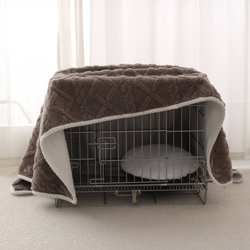 Luxurious Waterproof Soft Warm Polar Fleece Dog Bl