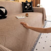 Modern Stripe Chenille Scratch-Resistant Sofa Prot