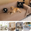 Modern Stripe Chenille Scratch-Resistant Sofa Prot