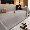 Modern Stripe Chenille Scratch-Resistant Sofa Prot