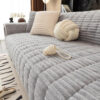 One-Piece Cozy Flannel Sofa Protection Non-Slip Co