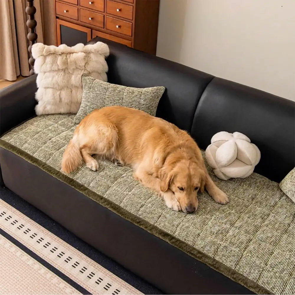 Pet-Friendly Chenille Textured Non-Slip Couch Cove