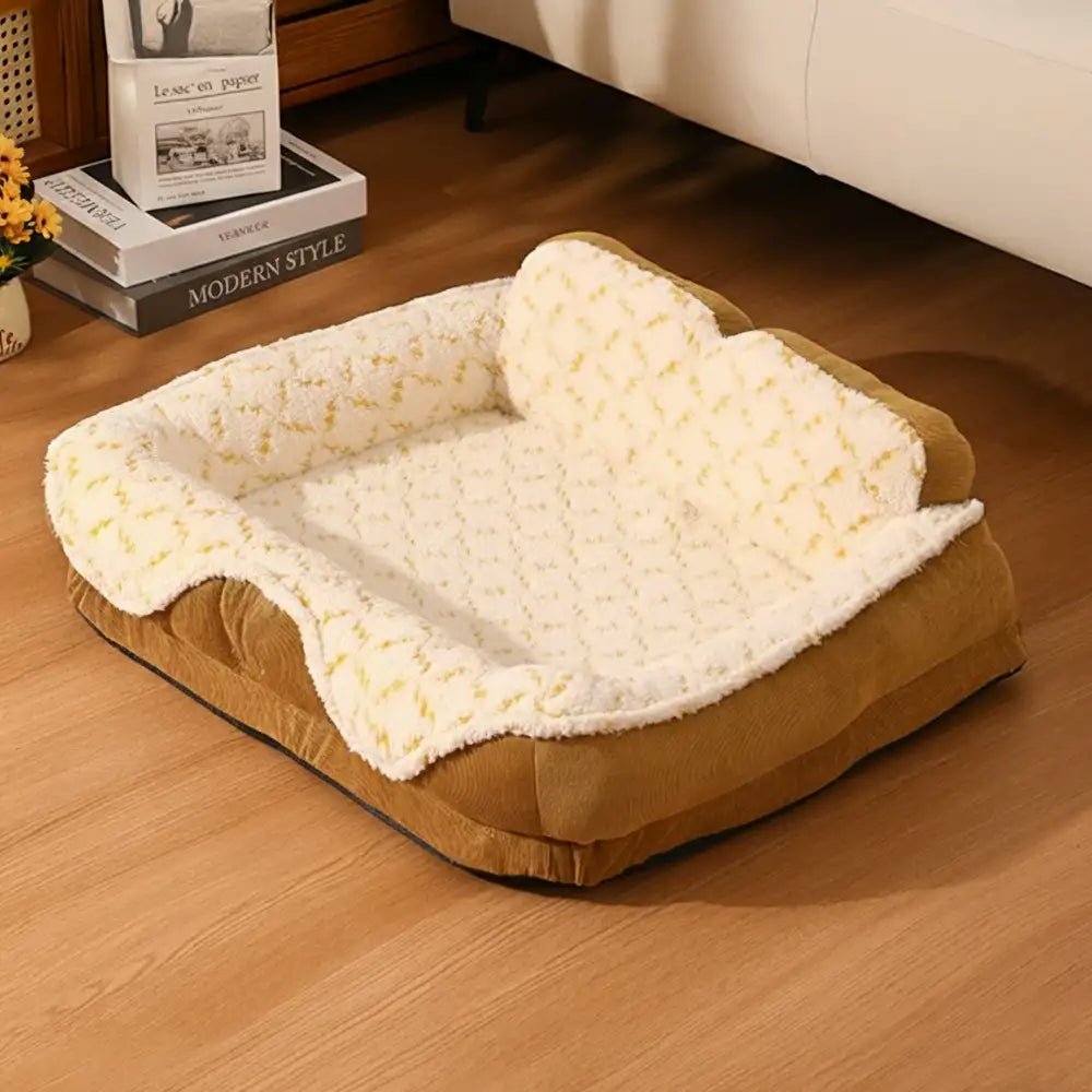 Plush Contrast Jacquard Neck Support Fashion Pet B