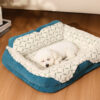 Plush Contrast Jacquard Neck Support Fashion Pet B